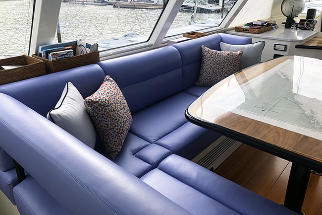 sailboat interior cushions